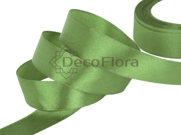 Лента атласная 5cm*20м - 098 - оливково-зелёный