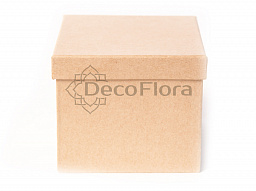 Коробка из набора из картона квадратная 21*21*16см